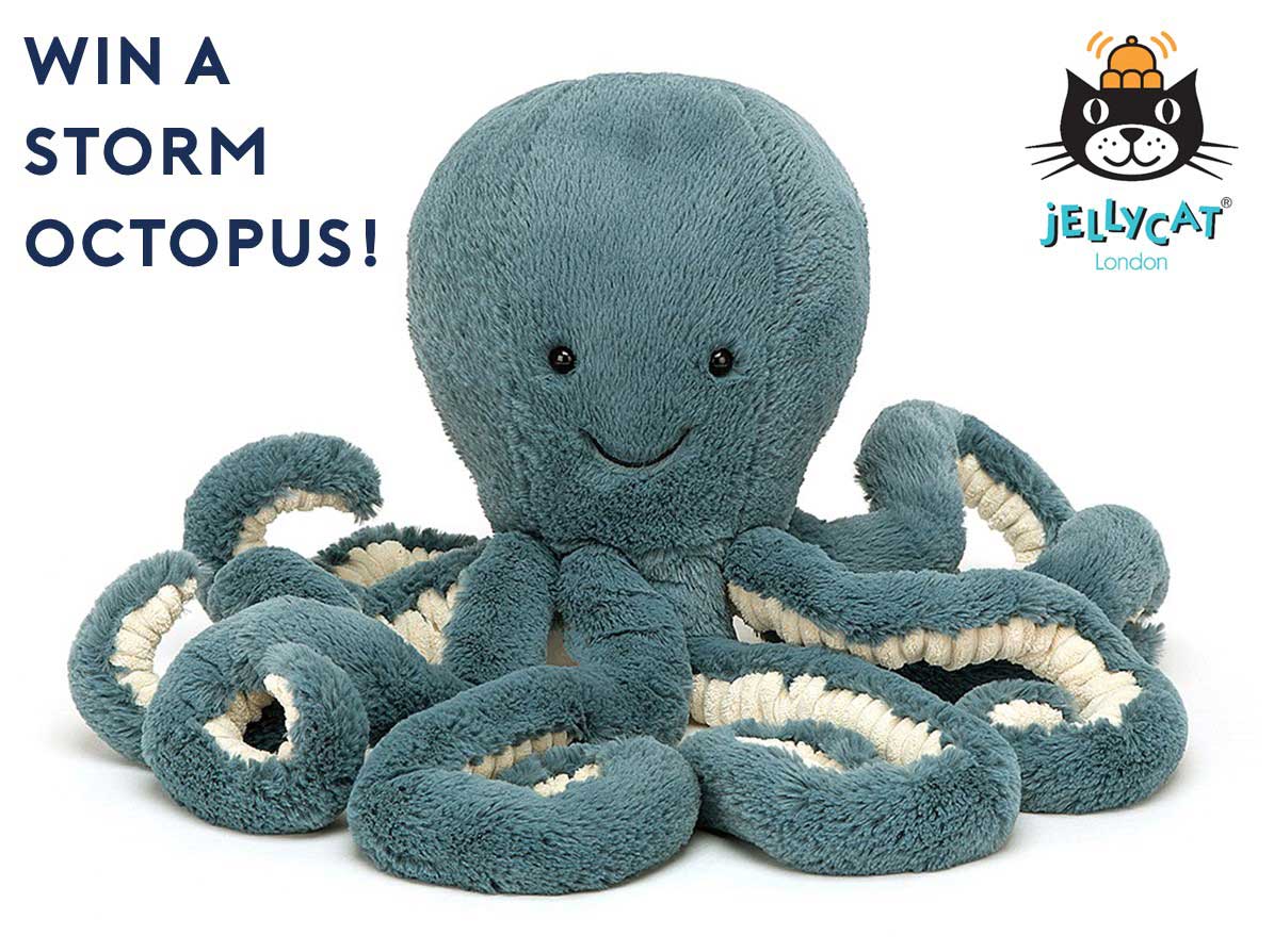 Win a Jellycat Storm Octopus